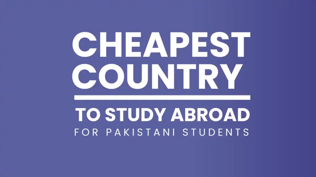 Cheapest Country to Study Abroad