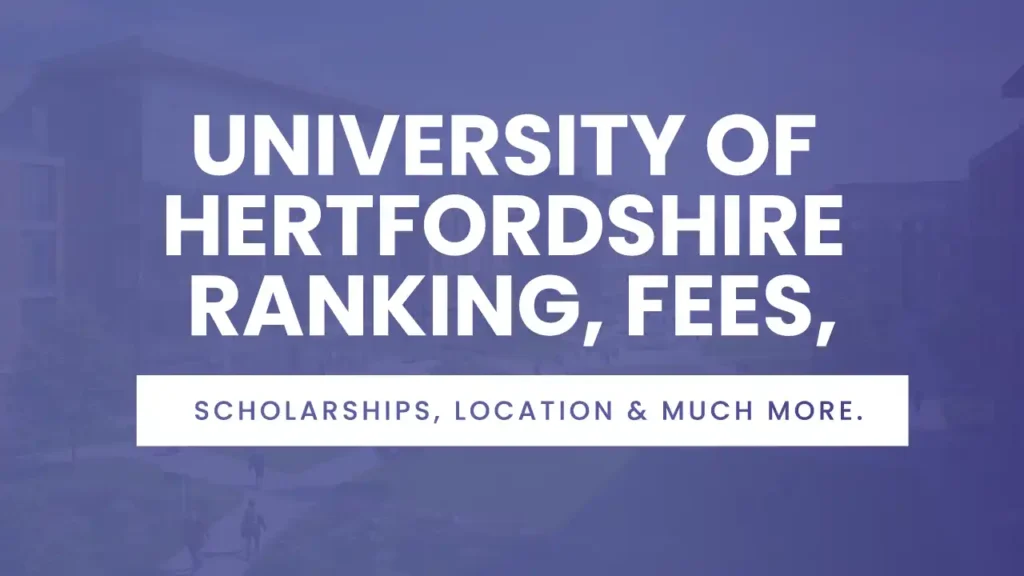 University of Hertfordshire ranking for international students