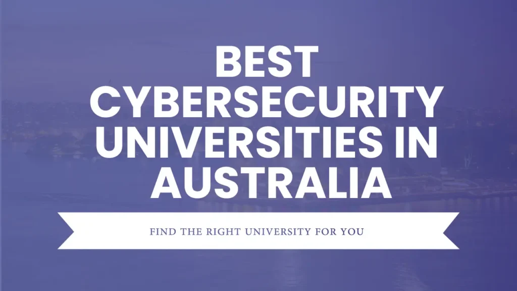 Best Cyber Security Universities in Australia